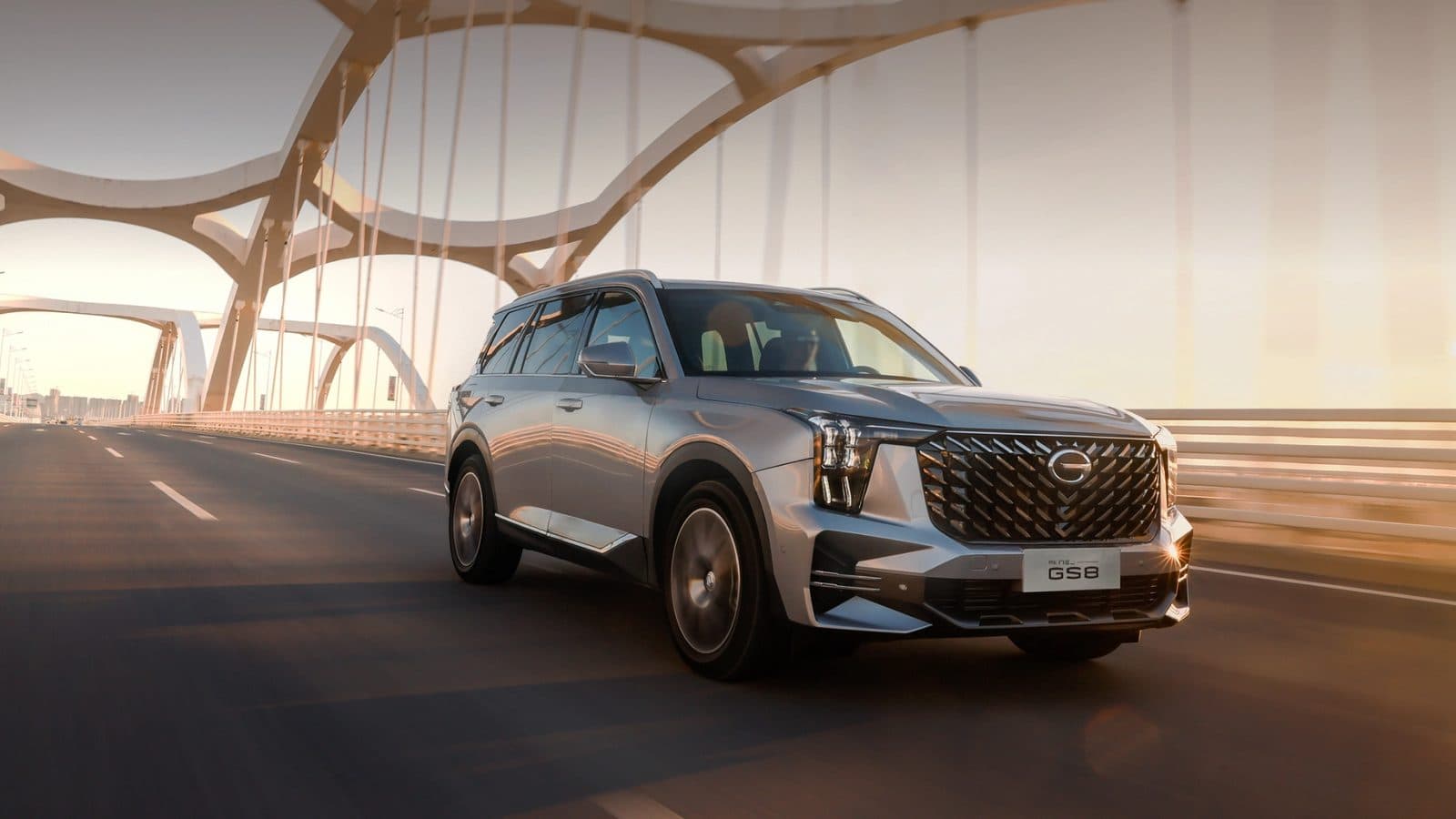 GAC Trumpchi GS8 SUV driving on a road